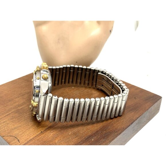 Breitling Men's Watch B13047 Swiss Automatic Chronograph 18K Gold Steel 40mm - Picture 8 of 13